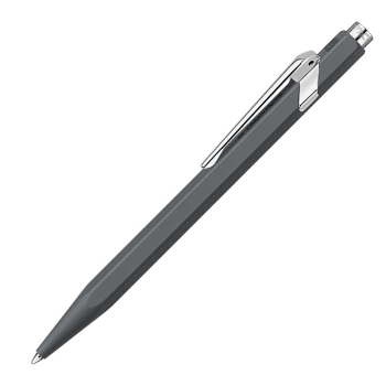 Caran d'Ache, Kugelschreiber, 849 in grau, Detail Clip